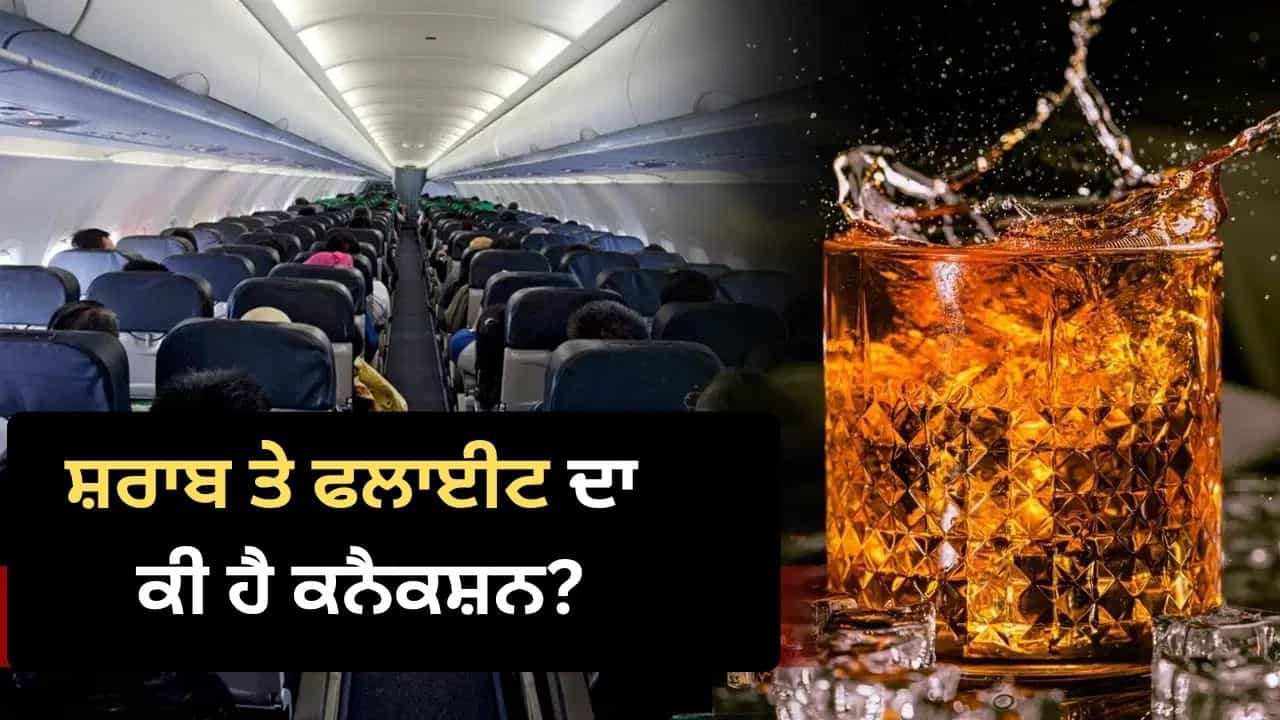 ਫਲਾਈਟ ਚ ਸ਼ਰਾਬ ਪੀਂਦੇ ਹੀ ਕਿਉਂ ਚੜ੍ਹਦਾ ਹੈ ਜ਼ਿਆਦਾ ਨਸ਼ਾ? ਵਾਈਨ ਐਕਸਪਰਟ ਤੋਂ ਸਮਝੋ ਪੂਰਾ ਸਾਇੰਸ ਫਲਾਈਟ ਚ ਸ਼ਰਾਬ ਪੀਂਦੇ ਹੀ ਕਿਉਂ ਚੜ੍ਹਦਾ ਹੈ ਜ਼ਿਆਦਾ ਨਸ਼ਾ? ਵਾਈਨ ਐਕਸਪਰਟ ਤੋਂ ਸਮਝੋ ਪੂਰਾ ਸਾਇੰਸ