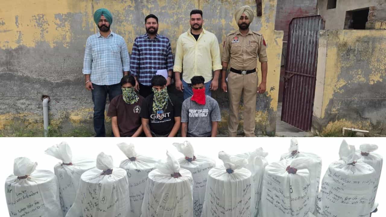 ਮੋਗਾ ਚ CIA ਸਟਾਫ਼ ਦਾ ਵੱਡਾ ਐਕਸ਼ਨ, 12 ਕਿੱਲੋ ਹੈਰੋਇਨ ਸਮੇਤ 3 ਕਾਬੂ; ਬਿਨਾਂ ਨੰਬਰੀ ਕਾਰ ਜ਼ਬਤ