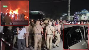 LPU 'ਚ ਝੜਪ: ਲਾਠੀਚਾਰਜ ਮਗਰੋਂ ਵਿਦਿਆਰਥੀਆਂ ਨੇ ਫੂਕੀਆਂ 2 ਪੁਲਿਸ ਗੱਡੀਆਂ