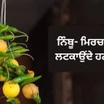 Lemon and Chillies: ਦੁਕਾਨਾਂ, ਕਾਰਾਂ ਅਤੇ ਘਰਾਂ ਅੱਗੇ ਨਿੰਬੂ ਅਤੇ ਮਿਰਚਾਂ ਕਿਉਂ ਲਟਕਾਉਂਦੇ ਹਨ ਲੋਕ… ਜਾਣੋ ਕੀ ਹੈ ਅੰਧਵਿਸ਼ਵਾਸ ਹੈ ਜਾਂ ਵਿਗਿਆਨ?