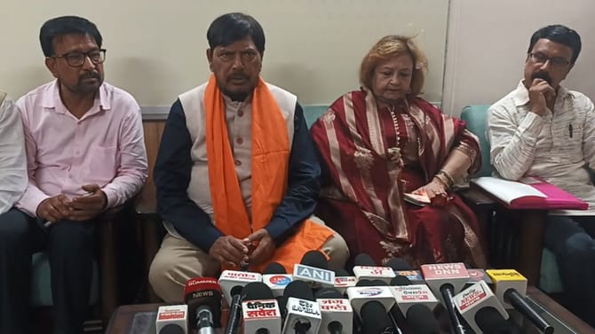 ਲੁਧਿਆਣਾ ਪੁੱਜੇ ਕੇਂਦਰੀ ਮੰਤਰੀ ਅਠਾਵਲੇ, ਅਕਾਲੀ-BJP ਗਠਜੋੜ 'ਤੇ ਦਿੱਤਾ ਵੱਡਾ ਬਿਆਨ