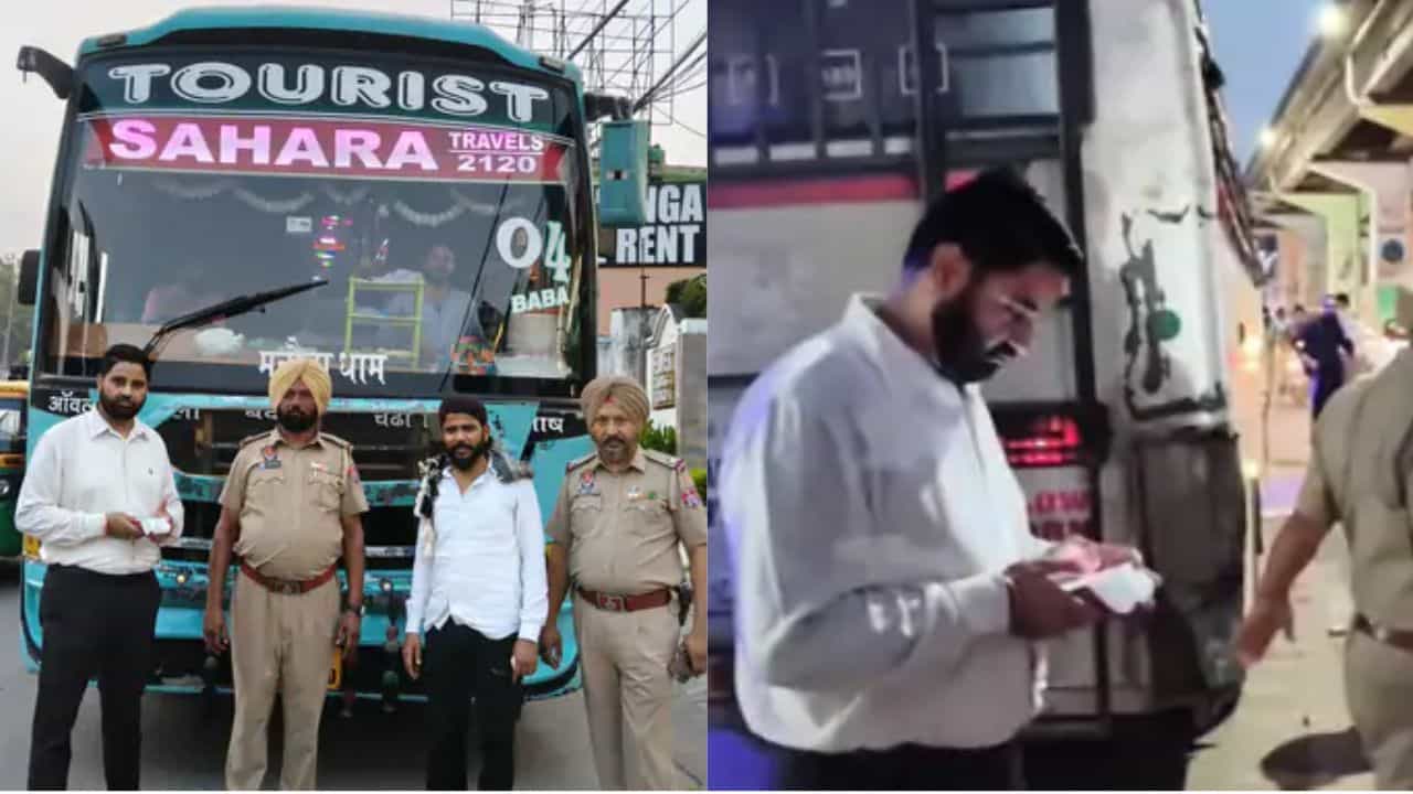 ਜ਼ੀਰਕਪੁਰ ਚ ਪ੍ਰਾਈਵੇਟ ਬੱਸਾਂ ਤੇ RTO ਦਾ ਵੱਡਾ ਐਕਸ਼ਨ, 20 ਤੋਂ ਵੱਧ ਬੱਸਾਂ ਦੀ ਅਚਨਚੇਤ ਚੈਕਿੰਗ; ਮੌਕੇ ਤੇ ਕੱਟੇ ਭਾਰੀ ਚਲਾਨ