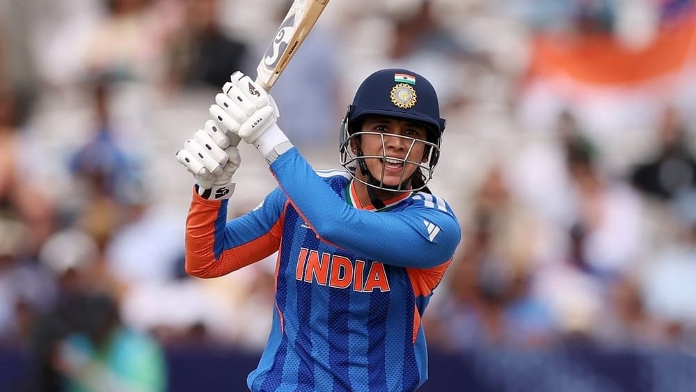 ਹਾਂਗਕਾਂਗ ਖ਼ਿਲਾਫ਼ ਟੂਰਨਾਮੈਂਟ ਦੇ ਗਰੁੱਪ ਸਟੇਜ ਦੇ ਮੁਕਾਬਲੇ ਵਿੱਚ ਮੰਧਾਨਾ ਨੇ ਸ਼ਾਨਦਾਰ ਸੈਂਕੜਾ ਜੜ ਦਿੱਤਾ। ਉਨ੍ਹਾਂ ਨੇ ਸਿਰਫ਼ 57 ਗੇਂਦਾਂ ਵਿੱਚ ਟੀ-20 ਇੰਟਰਨੈਸ਼ਨਲ ਦਾ ਆਪਣਾ ਦੂਜਾ ਸੈਂਕੜਾ ਪੂਰਾ ਕੀਤਾ ਅਤੇ 64 ਗੇਂਦਾਂ ਵਿੱਚ 124 ਦੌੜਾਂ ਦੀ ਪਾਰੀ ਖੇਡੀ। (Photo: PTI)