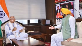 CM ਮਾਨ ਦੀ ਕੇਂਦਰੀ ਮੰਤਰੀ ਨਾਲ ਮੁਲਾਕਾਤ, ਬਿਜਲੀ-ਕੋਲੇ ਦੇ ਮੁੱਦਿਆਂ 'ਤੇ ਚਰਚਾ