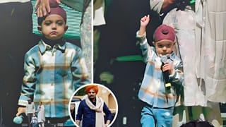 ਪਹਿਲੀ ਵਾਰ ਸਟੇਜ ‘ਤੇ ਨਜ਼ਰ ਆਏ ਛੋਟੇ ਸਿੱਧੂ, ਪੱਟ ‘ਤੇ ਥਾਪੀ ਮਾਰ ਕੇ ਕੀਤੀ ਸਾਈਨਡ ਟੂ ਗੋਡ ਟੂਰ ਦੀ ਸ਼ੁਰੂਆਤ