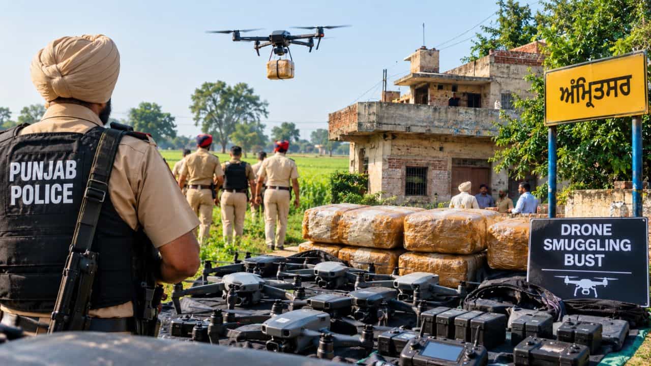 ਸਰਹੱਦੀ ਇਲਾਕਿਆਂ ਚ ਨਹੀਂ ਰੁੱਕ ਰਹੀ ਨਸ਼ਾ ਤਸਕਰੀ, ਡਰੋਨਾਂ ਨੇ ਵਧਾਈ ਮੁਸ਼ਕਲ, ਪਿੰਡਾਂ ਚ ਡਿਲੀਵਰ ਹੋ ਰਹੀ ਖੇਪ