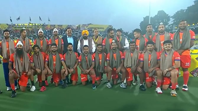 CM ਮਾਨ ਹੀਰੋ ਏਸ਼ੀਅਨ ਚੈਂਪੀਅਨਜ਼ ਟਰਾਫੀ 2026 ਦੇ ਉਦਘਾਟਨੀ ਸਮਾਗਮ 'ਚ ਪਹੁੰਚੇ