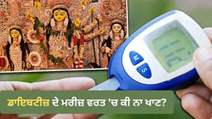 ਨਰਾਤਿਆਂ 'ਚ ਸ਼ੂਗਰ ਦੇ ਮਰੀਜ਼ ਰਹਿਣ ਸਾਵਧਾਨ! ਇਨ੍ਹਾਂ ਚੀਜ਼ਾਂ ਤੋਂ ਕਰਨ ਪਰਹੇਜ਼