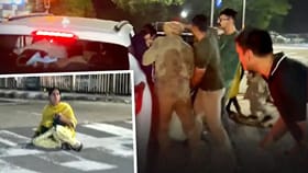 ਪਟਿਆਲਾ: ਧਰਨੇ 'ਤੇ ਬੈਠੇ CRPF ਜਵਾਨ ਨੂੰ ਲੈ ਗਈ ਪੁਲਿਸ, ਸੜਕ 'ਤੇ ਬੈਠੀ ਪਤਨੀ