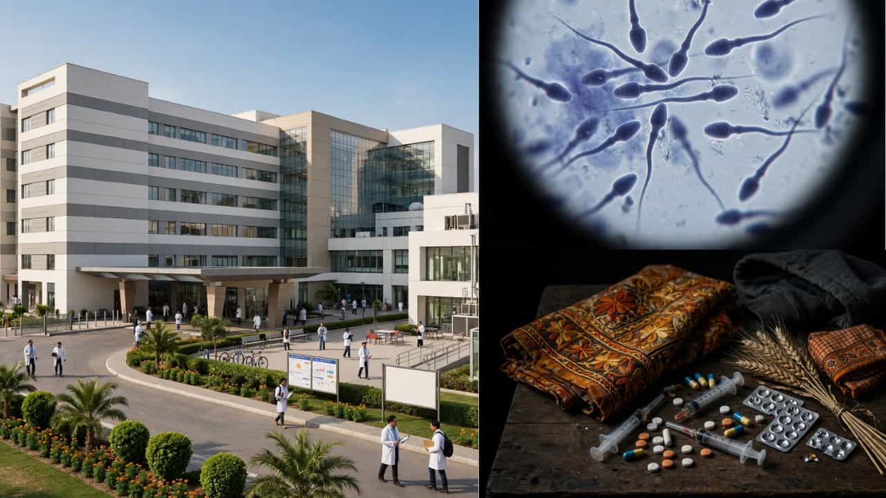 ਪੰਜਾਬ ਵਿੱਚ ਨਸ਼ਿਆਂ ਦਾ ਵਧਦਾ ਕਹਿਰ! AIIMS ਬਠਿੰਡਾ ਦੀ ਰਿਪੋਰਟ ਚ ਹੈਰਾਨ ਕਰਨ ਵਾਲਾ ਖੁਲਾਸਾ, ਪੁਰਸ਼ਾਂ ਦੇ ਸ਼ੁਕਰਾਣੂਆਂ ਦੀ ਬਣਤਰ ਵਿੱਚ ਬਦਲਾਅ ਪੰਜਾਬ ਵਿੱਚ ਨਸ਼ਿਆਂ ਦਾ ਵਧਦਾ ਕਹਿਰ! AIIMS ਬਠਿੰਡਾ ਦੀ ਰਿਪੋਰਟ ਚ ਹੈਰਾਨ ਕਰਨ ਵਾਲਾ ਖੁਲਾਸਾ, ਪੁਰਸ਼ਾਂ ਦੇ ਸ਼ੁਕਰਾਣੂਆਂ ਦੀ ਬਣਤਰ ਵਿੱਚ ਬਦਲਾਅ