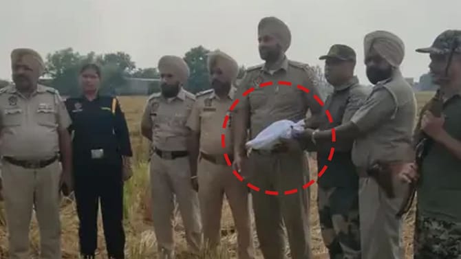 ਸਰਹੱਦ ਪਾਰ ਤੋਂ ਆਈ ਲੱਖਾਂ ਦੀ ਭਾਰਤੀ ਕਰੰਸੀ, ਖਾਲੜਾ ਪੁਲਿਸ ਵੱਲੋਂ ਬਰਾਮਦ