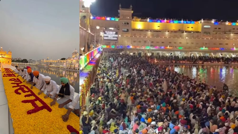 ਪ੍ਰਕਾਸ਼ ਪੁਰਬ ਦੇ ਪਾਵਨ ਮੌਕੇ ਸੱਚਖੰਡ ਸ੍ਰੀ ਹਰਿਮੰਦਰ ਸਾਹਿਬ ਨੂੰ ਦੇਸੀ ਅਤੇ ਵਿਦੇਸ਼ੀ ਫੁੱਲਾਂ ਨਾਲ ਸਜਾਇਆ ਗਿਆ। ਫੁੱਲਾਂ ਨਾਲ ਸਜਿਆ ਗੁਰੂ ਘਰ ਦਾ ਅਲੌਕਿਕ ਨਜ਼ਾਰਾ ਸੰਗਤਾਂ ਲਈ ਖਿੱਚ ਦਾ ਕੇਂਦਰ ਬਣਿਆ।