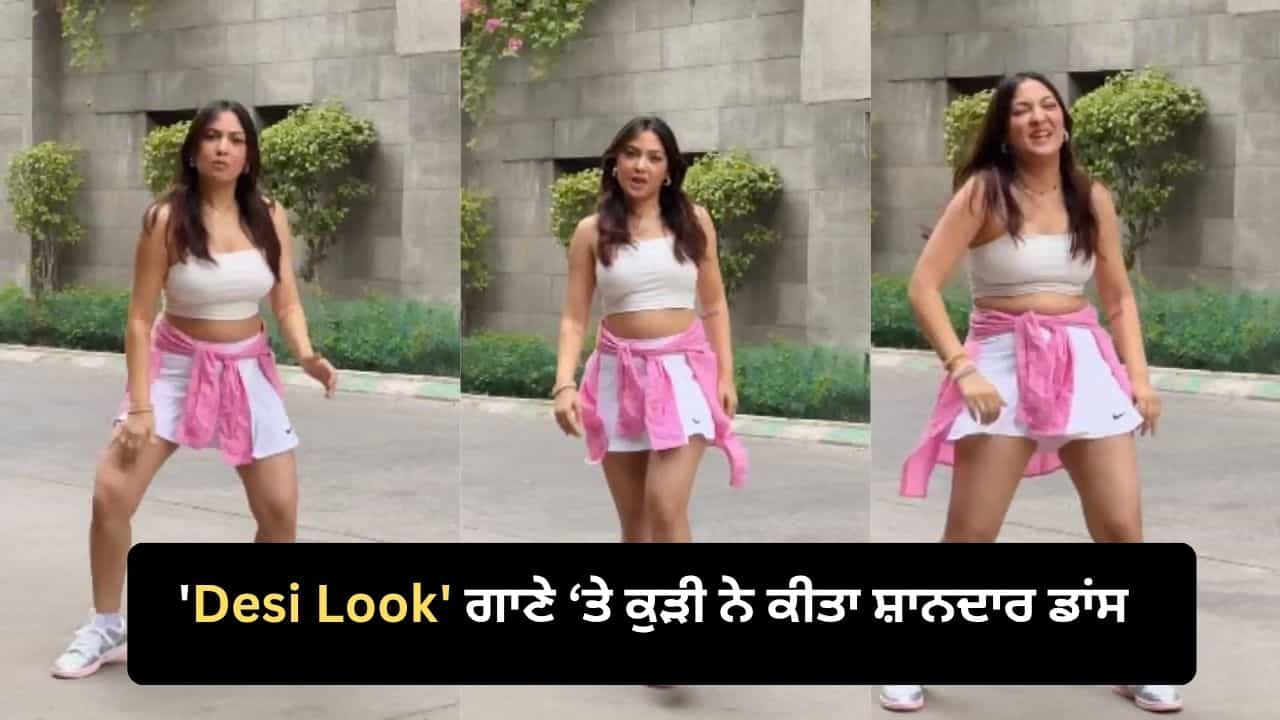 Viral Video: Desi Look ਗਾਣੇ ਤੇ ਕੁੜੀ ਨੇ ਕੀਤਾ ਸ਼ਾਨਦਾਰ ਡਾਂਸ, ਜ਼ਬਰਦਸਤ ਮੂਵਜ਼ ਅਤੇ ਐਕਸਪ੍ਰੈਸ਼ਨ ਦੇਖ ਕੇ ਫੈਨਜ਼ ਹੋਏ ਦੀਵਾਨੇ Viral Video: Desi Look ਗਾਣੇ ਤੇ ਕੁੜੀ ਨੇ ਕੀਤਾ ਸ਼ਾਨਦਾਰ ਡਾਂਸ, ਜ਼ਬਰਦਸਤ ਮੂਵਜ਼ ਅਤੇ ਐਕਸਪ੍ਰੈਸ਼ਨ ਦੇਖ ਕੇ ਫੈਨਜ਼ ਹੋਏ ਦੀਵਾਨੇ