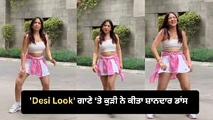 'Desi Look' ਗਾਣੇ 'ਤੇ ਕੁੜੀ ਨੇ ਕੀਤਾ ਸ਼ਾਨਦਾਰ ਡਾਂਸ, ਵੀਡੀਓ ਹੋਇਆ ਵਾਇਰਲ