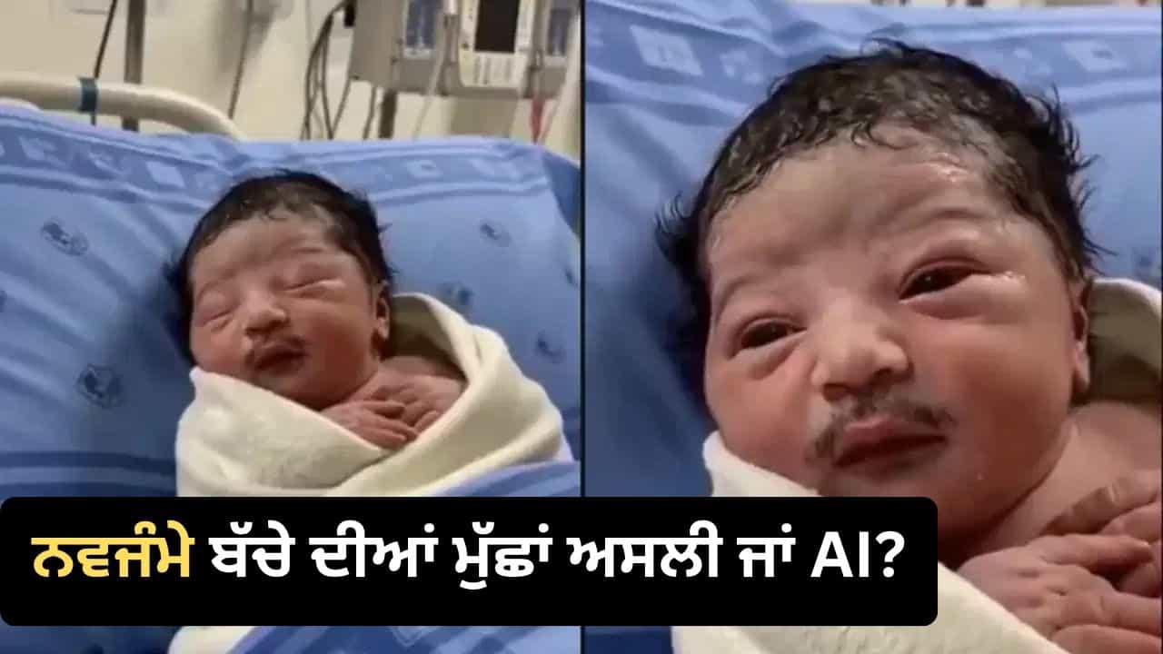 ਹਾਲੇ ਡਾਇਪਰ ਪਾਉਣ ਦੀ ਉਮਰ, ਪਰ ਚਿਹਰੇ ਤੇ ਸੰਘਣੀਆਂ ਮੁੱਛਾਂ! ਬੱਚੇ ਦੀ ਵੀਡੀਓ ਦੇਖ ਕੇ ਲੋਕ ਬੋਲੇ, ਇਹ ਤਾਂ ਰਿਟਾਇਰ ਹੋ ਕੇ ਆਇਆ ਹੈ ਹਾਲੇ ਡਾਇਪਰ ਪਾਉਣ ਦੀ ਉਮਰ, ਪਰ ਚਿਹਰੇ ਤੇ ਸੰਘਣੀਆਂ ਮੁੱਛਾਂ! ਬੱਚੇ ਦੀ ਵੀਡੀਓ ਦੇਖ ਕੇ ਲੋਕ ਬੋਲੇ, ਇਹ ਤਾਂ ਰਿਟਾਇਰ ਹੋ ਕੇ ਆਇਆ ਹੈ